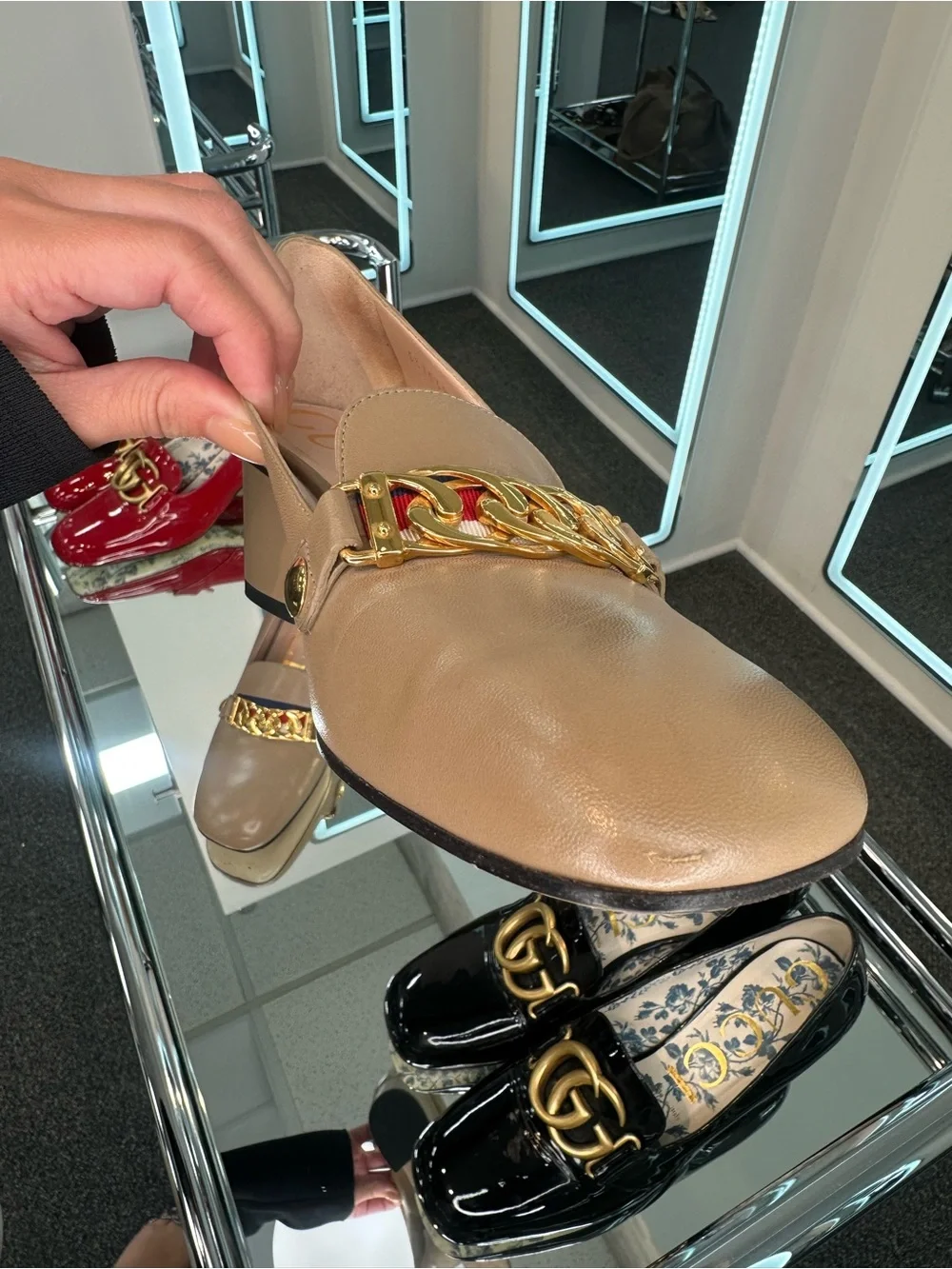Gucci Sylvie Heel Loafer